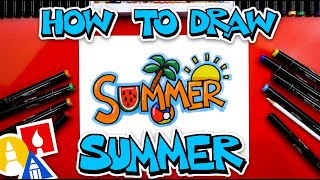How To Draw Summer - Block Letters
