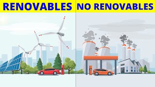 👨‍🏫RECURSOS NATURALES renovables y no renovables⚡: ¿Cuáles son sus DIFERENCIAS? (Con EJEMPLOS)☀️