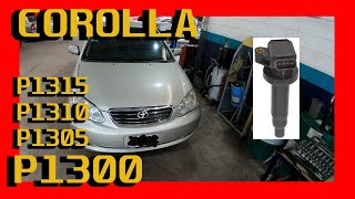 SOLUCION!!! FALLA TOYOTA COROLLA ARRANCA Y SE PARA P1300 P1305 P1310 P1315