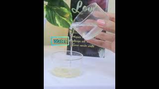 2 Step Korean Secret Glass Skin / Miracle Home Remedy For Crystal Clear Skin #shorts #youtubeshorts