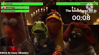 Muppets: Most Wanted (2014) Final Battle with healthbars