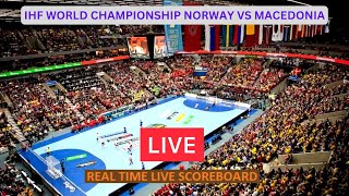 NORTH MACEDONIA VS NORWAY LIVE Score UPDATE Today IHF World Men's Handball Championship 13 Jan 2023
