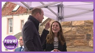 Prince William and Kate Bump into Old University Chum in Pittenweem