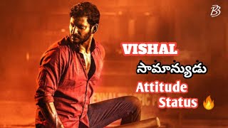 💥Saamanyudu - official teaser | Vishal attitude status🔥🔥 | Attitude WhatsApp status