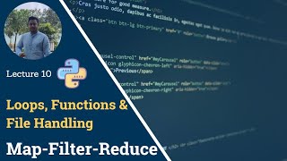 Map, Reduce and Filter in Python: Lecture 10 | Getting Started with Python | Satyajit Pattnaik
