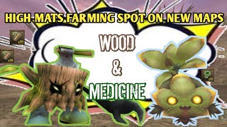 Toram Online - Wood \u0026 Medicine High Mats Farming Spot at New Map Eumano Village Ruins || 2S Add Farm