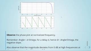 ADSP - 09 Allpass Filters - 05 Frequency Response: Allpass Filter as Fractional Delay