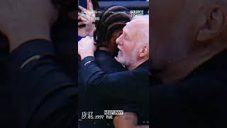 Coach Gregg Popovich defends Kawhi Leonard from Spurs fans! Stop Booing! 👀😳 #shorts
