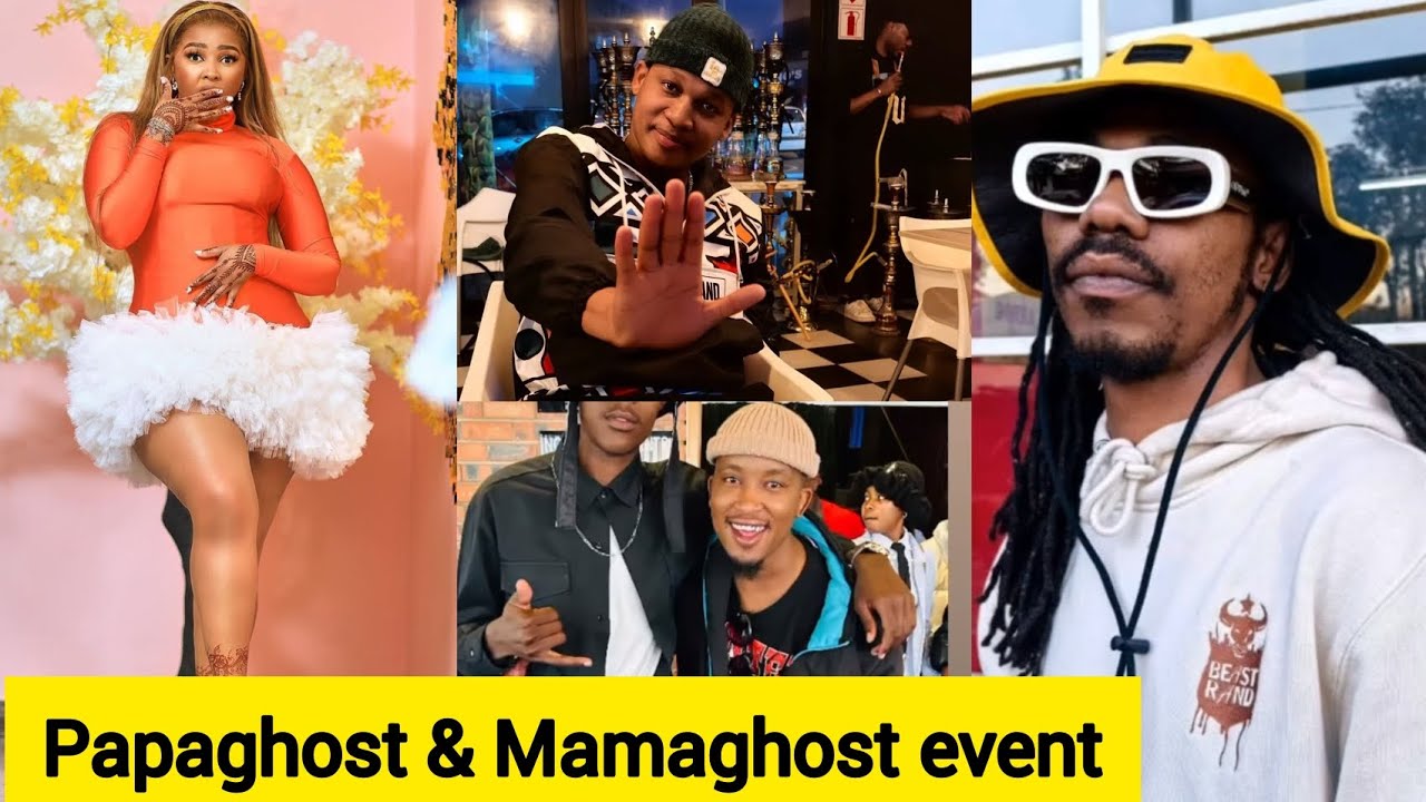 Papaghost & Lerato Modise Event | Bravo B Finally Ate Pizza | Big ...