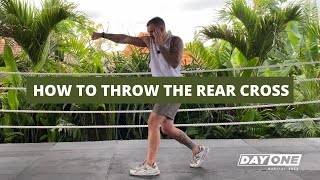 Boxing basics - how to throw a right cross