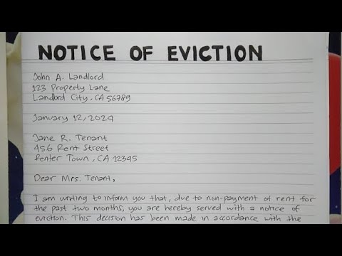 How do I write a notice for leaving a rental property?