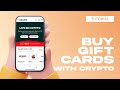 How to buy gift cards with crypto | Bitrefill tutorial