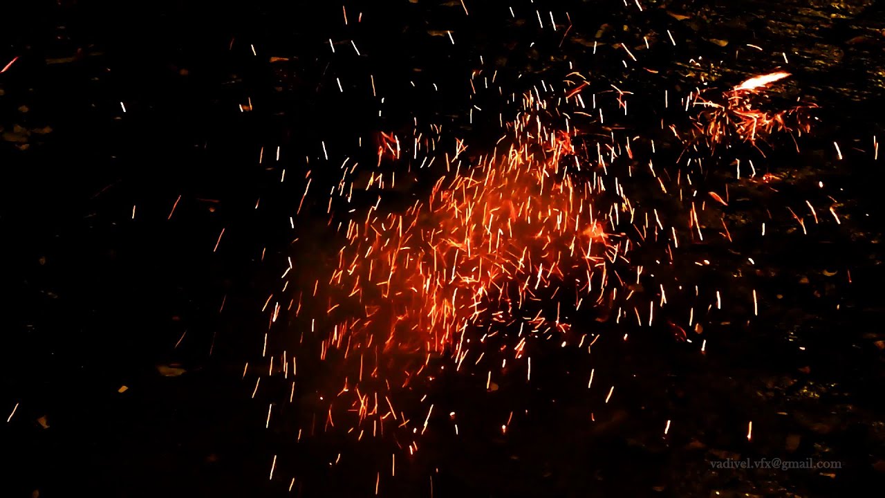 FREE STOCK FOOTAGE HD 1080p -fire Spark 019 - YouTube