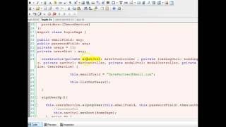 Firebase with Ionic2 Tutorial - 14 - User Login