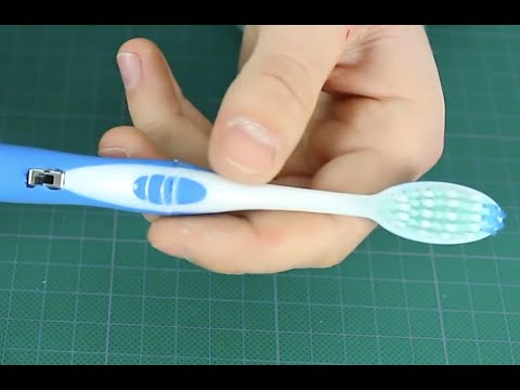 How to make an electric toothbrush How to make an electric toothbrush
