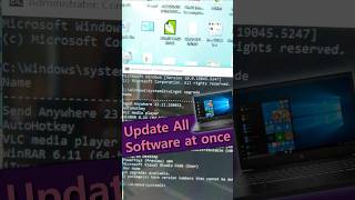 💻💥 Easy Way to Update Softwares 🔥Update Softwares with cmd prompt #shorts #ytviral #computers