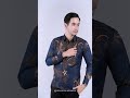 Indonesian Batik Naref Slimfit Shirt - Modern Style Meets Cultural Elegance #mensfashion #mensstyle