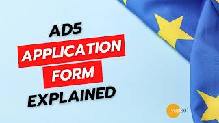 EPSO AD5 Graduates 2026: Application Form (Single Candidate Portal)