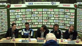 Pressekonferenz Füchse Berlin - TBV Lemgo (DKB Handball-Bundesliga, 26.02.2015)
