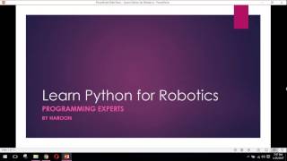 Python Tutorial For Robotics #1 Introduction to python