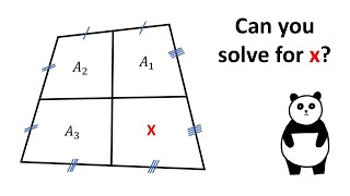 Represent X in terms of A1, A2 and A3. Fast \u0026 Easy geometry video.