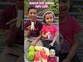 MAKAN ICE CREAM TAPI CAIR #funny #comedy #food #fun