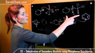 Dehydration of Secondary Alcohol using Phosphorus Oxychloride