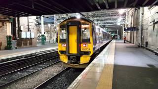 Scotrail 158734 Departing Edinburgh For Tweedbank