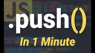 What Is The Array Push Method In Javascript?