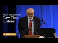 Walter Brueggemann on Law That Listens