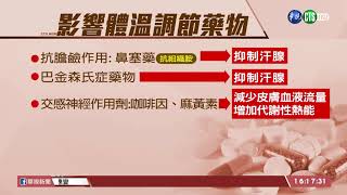 【台語新聞】服治鼻塞.降血壓藥 抑制體溫恐易中暑 | 華視新聞 20200724