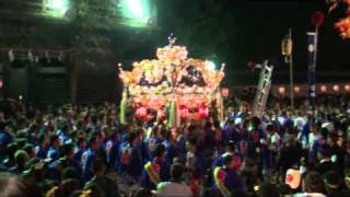 2010 平成22年 魚吹八幡神社秋祭り（本宮） 宮出10番 宮田屋台