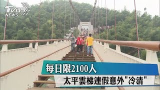 每日限2100人　太平雲梯連假意外「冷清」