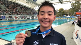 Vic Age Champs (2019) - Boys 13 Yrs 200m Backstroke - GOLD: Stone Ma (NWA)