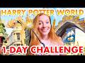 Is It Possible to Do Everything in Harry Potter World in ONE Day? -- ALL 3 Universal Parks! 