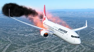 The Excellent Pilot Successfully Landed The Plane Carrying 138 Passengers Being On Fire - Xplane 12