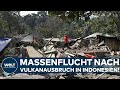 INDONESIEN: Neun Kilometer hohe Aschewolke! 10.000 Menschen fliehen vor Vulkan nach Ausbruch!