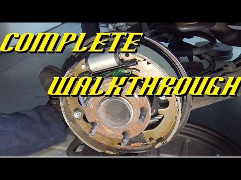 2008-2012 Ford Escape Rear Drum Brakes Replacement 2008-2012 Ford Escape Rear Drum Brakes Replacement