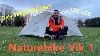 UL \u0026 Affordable! Unboxing Naturehike Vik 1/輕量化超高CP值！挪客維克1開箱及初次感受