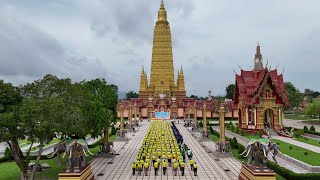 กก.ตชด.42 จัดกิจกรรมจิตอาสาพัฒนาวัดมหาธาตุวชิรมงคล เฉลิมพระเกียรติพระบาทสมเด็จพระเจ้าอยู่หัว