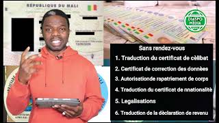 🚨INFO Communiqué ambassade du Mali en Italie documents sans rendez-vous écoutez et partager 👂🏽