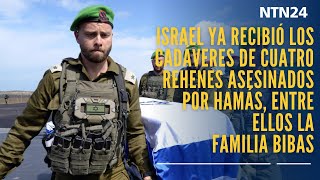 Israel ya recibió los cadáveres de cuatro rehenes asesinados por Hamás, entre ellos la familia Bibas