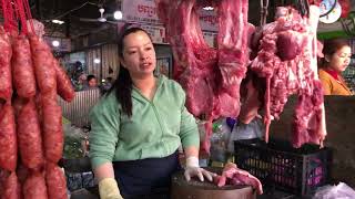 Amazing countryside Morning Market Tour | Khmer Country Village Foods and Livings