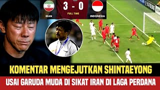 Komentar Mengejutkan Shintaeyong Usai Timnas Indonesia U20 Kalah Telak dari Iran❗