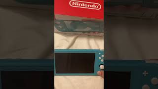 My Turquoise Switch Lite I Got Recently, One Game So Far #nintendo #switchlite #