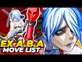 EX A.B.A MOVE LIST - Guilty Gear XX Accent Core Plus R (GGXXACPR)