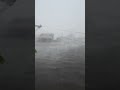 Hurricane Francine knocks around shrimp boat in Dulac, Louisiana