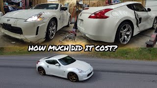 How much did it cost to rebuild my 2014 Nissan 370Z?