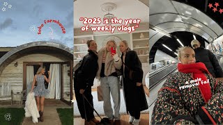 HAPPY 2025! soho farmhouse, new year slump and mole scare | weekly vlog 1