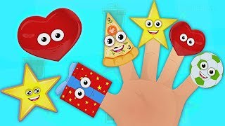 forma dedo familia | canción para niños | Shape Finger Family | Nursery Rhyme Kingdom Tv Español